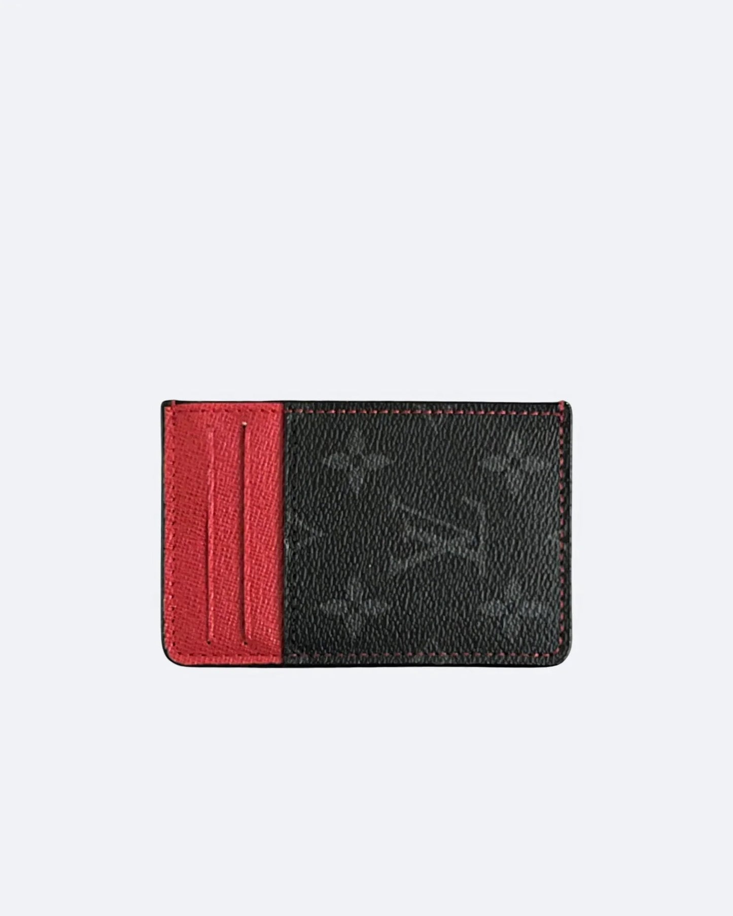 LVTN - Cardholder - LV Pattern - Black/Red