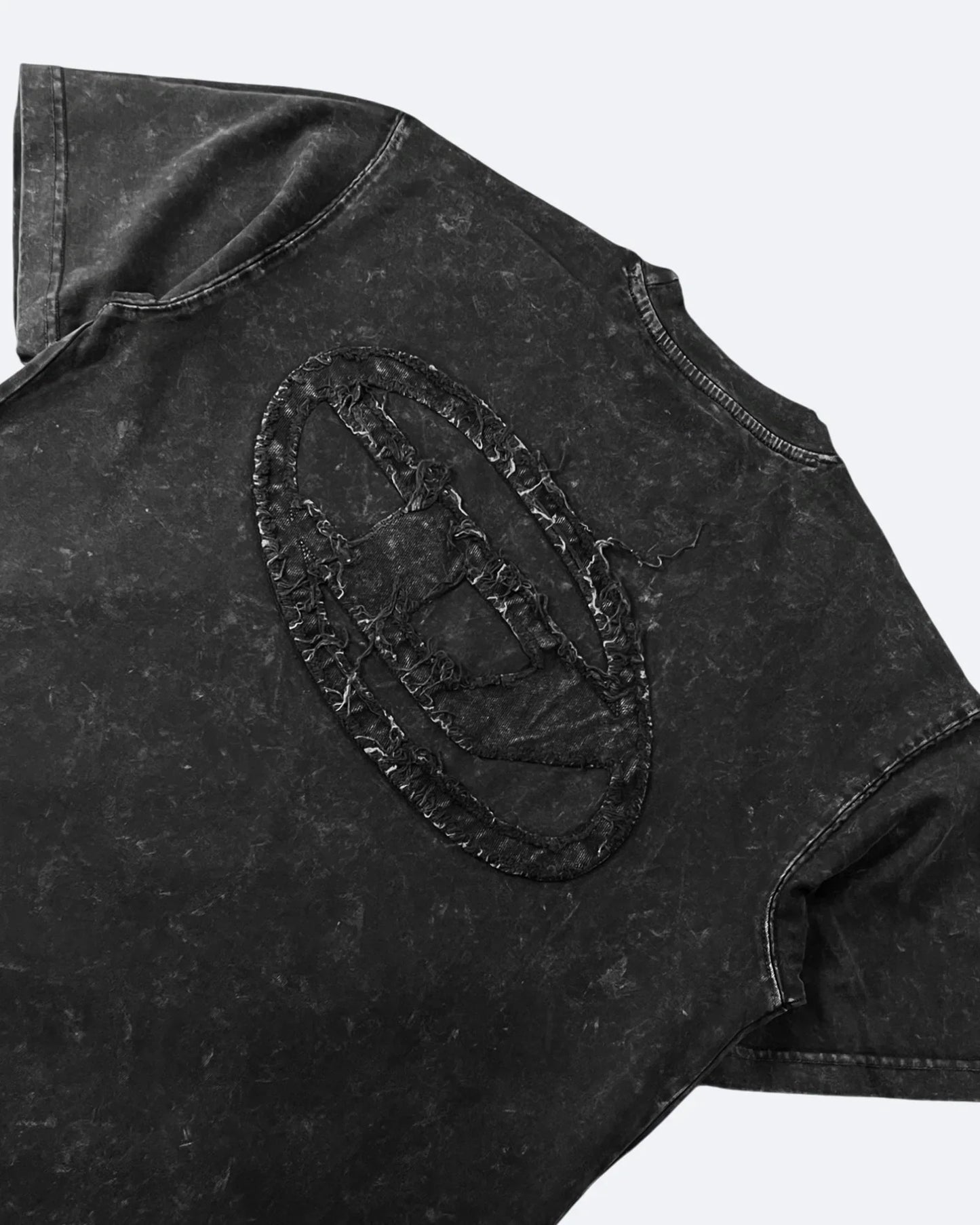 Diesel - Denim Logo T-Shirt - Black